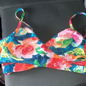 Vera Bradley cross bikini top
